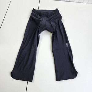 Nishiki NWS Cycling Padded Capri Pants Women Black Stretch Size S